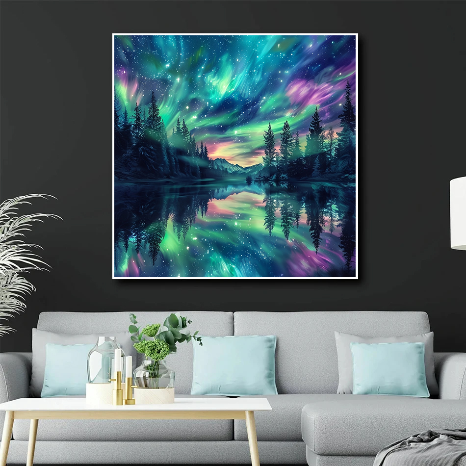 لوحة فسيفساء ماسية بدون إطار،  - مراجعة Photo Mosaic Print وسعره