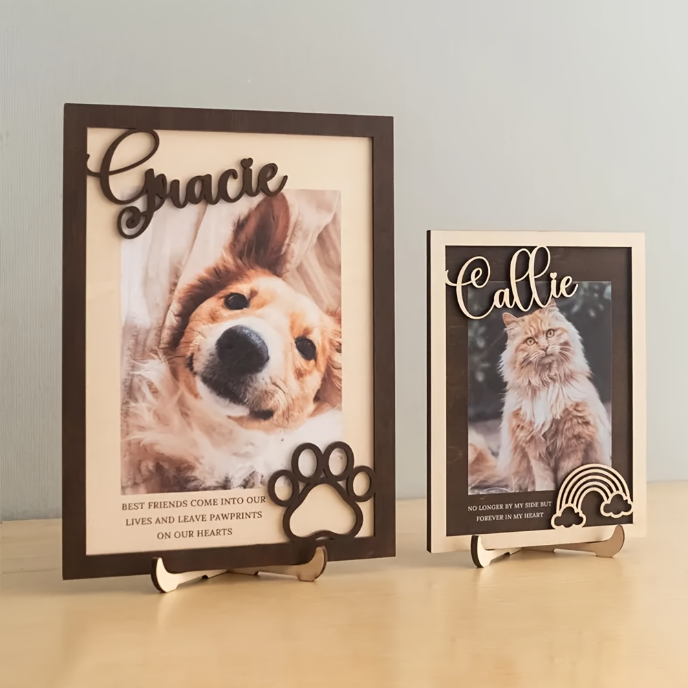 إطار صور خشبي مخصص للحيوانات ا - مراجعة Pet Portrait Custom وسعره