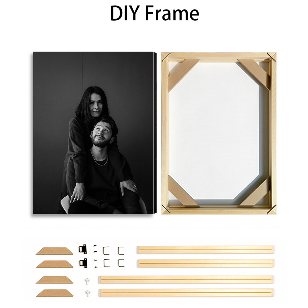 1 قطعة صورة مخصصة مع إطار DIY  - مراجعة Pet Portrait Custom وسعره