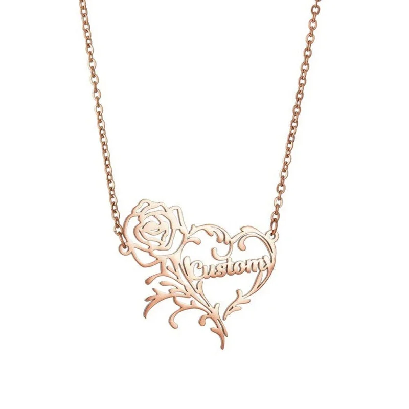 قلادة بدلاية على شكل زهرة من ا - مراجعة Birth Flower Necklace وسعره