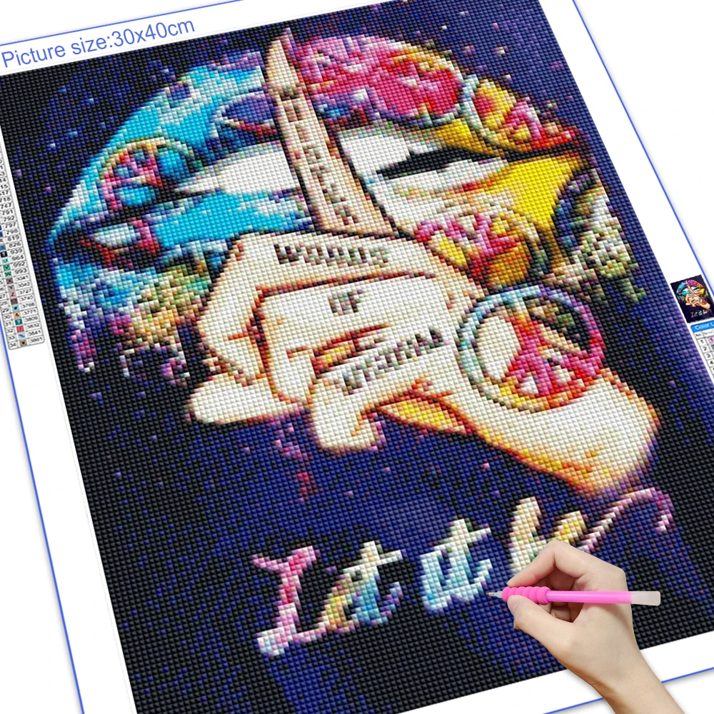 لوحة فسيفساء ماسية مربعة/مستدي - مراجعة Photo Mosaic Print وسعره